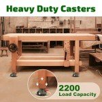 EMBOWLIFE Heavy Duty Leveling Casters Set of 4