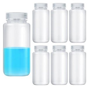 6-Pack 16 oz Wide Mouth Lab Reagent Bottles