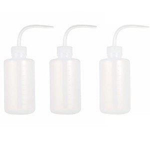 KingWei 250ml Plastic Safety Wash Bottles (3-Pack)