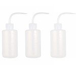 KingWei 250ml Plastic Safety Wash Bottles (3-Pack)
