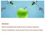 50-Pack 3ml Safety Syringes, Individually Wrapped