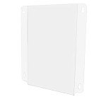 Clear Acrylic Double-Sided Sign Holder with Suction Cups