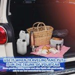 12-Pack 1 Gallon Plastic Jugs with Lids