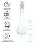 20 ML Volumetric Flask Set with Glass Stopper