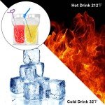 100 Pcs Drink Pouches with 100 Straw Holes, Freezable Juice Pouches, Translucent Reclosable Zipper Plastic Pouches Drink Bags for Cold & Hot Drinks for Adults and Kids