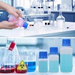 ASEVAT Plastic Narrow Mouth Lab Reagent Bottles, HDPE Square Sample Storage Container, Chemical Container Bottle with Inner Cover, Empty Pill Bottles (Translucence, 8.4 OZ/250ml)