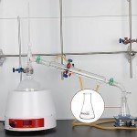 stonylab 2-Pack Glass 250ml Heavy Wall Narrow Mouth Erlenmeyer Flasks with Heavy Duty Rim (250ml Fits with stonylab 6# Rubber Stopper)