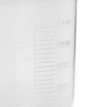 EISCO 12PK Plastic Beakers, 250ml - Polypropylene Plastic - Raised Graduations, Tapered Spout - Euro Design