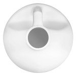Half Gallon White HDPE Plastic Round Jug with Handle and Cap with PE Heat Induction Sealing Liner, BPA Free, Residential and Commercial Uses, Made in USA (6)