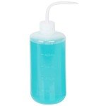 Labasics Chemical Wash Bottle, 3-Pack Plastic Safety Lab Squeeze Wash Bottle, LDPE with Narrow Mouth, 500 ml (8 oz)/3 Bottles