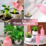 Sotica Wash Bottles - 3pcs Pink Squeeze Bottles 8oz tattoo bottles 250ml Narrow Mouth Squirt Bottles with Scale Labels Spray Bottles for Tattoo Medical Lab Succulent Watering Lash Extension Supplies