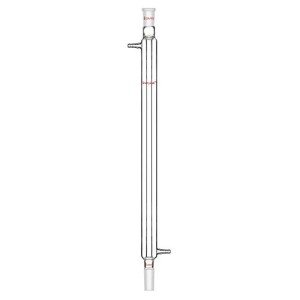 StonyLab Borosilicate Glass Liebig Condenser with 24/40 Joint 500mm Jacket Length Lab Glass Condenser