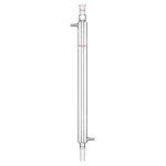 StonyLab Borosilicate Glass Liebig Condenser with 24/40 Joint 500mm Jacket Length Lab Glass Condenser