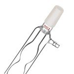 StonyLab Borosilicate Glass Allihn Condenser with 24/40 Joint 400mm Jacket Length Lab Glass Condenser