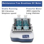 ONiLAB Digital Orbital Shaker Adjustable Speed 40-200RPM,Capacity 2KGS, Orbital Rotator Shaker with Continuous Mode or Timer Mode(1min-99h59min), Labs and Classrooms