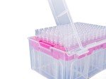 A-GEN 100uL Filter Racked Universal Pipette Tips, Clear, Gamma Sterile, DNase/RNase Free,Non-Pyrogenic (1 Rack of 96 Filter Tips, 100uL)