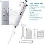 FOUR E'S SCIENTIFIC 1-10ml High-Accurate Single-Channel Manual Adjustable Variable Volume Pipettes