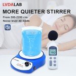 LVDALAB 2200RPM Magnetic Stirrer with 2 Stir Bars, 5000ml Stainless Steel Magnetic Mixer, Lab Stirrers Mini Magnetic Stir Plate