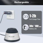 Rechargeable 4000rpm Mini Vortex Mixer Lab Paint Shaker,Scientific Vortex Shaker with Touch Function for Eyelash Sharker Glue Adhesives Gel Polish and Test Tubes Vortex Mixing