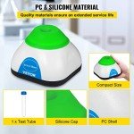 VEVOR Vortex Mixer, 3000RPM Mini Vortex Mixer Shaker, Touch Function Scientific Lab Vortex Shaker, Mix Up to 50ML, 6mm Orbital Diameter for Test Tube, Tattoo Ink, Nail Polish, Eyelash Adhesives, Paint