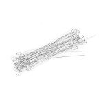 50PCS Reusable Inoculating Loops and Needle Set Laboratory Nichrome Inoculating Needle Tips Cell Streaking Lab Tools(4mm)