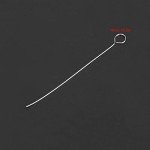 50PCS Reusable Inoculating Loops and Needle Set Laboratory Nichrome Inoculating Needle Tips Cell Streaking Lab Tools(4mm)