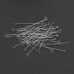 50PCS Reusable Inoculating Loops and Needle Set Laboratory Nichrome Inoculating Needle Tips Cell Streaking Lab Tools(4mm)