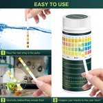 pH Test Strips - 200ct + 4 Colorimetric Blocks - Easy to Use and Wide Range pH Strips - for Testing Water, Soil, Soap, Chemistry Experiment, Pet Food, Diet pH Monitoring and so on