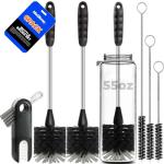 Holikme 6 Pack Long Handle Bottle Brush Set