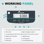 JOANLAB Analytical Balance 500g x 1mg Scale High Precision 0.001g Accuracy Digital Lab Scale for Laboratory Pharmacy Jewelry w/Front & Rear Display