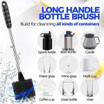 Holikme 6 Pack Long Handle Bottle Brush Set