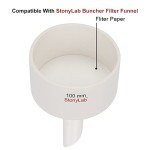 Stonylab 100 Pack Slow Flow Filter Paper Circles