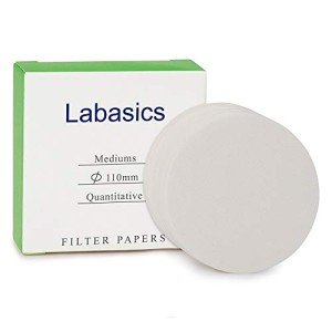 Labasics 110mm Quantitative Filter Paper Circles, 100-Pack