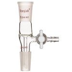 Borosilicate Glass Vacuum Flow Control Adapter 24/40