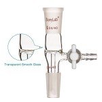Borosilicate Glass Vacuum Flow Control Adapter 24/40