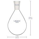 Borosilicate Glass Rotary Evaporator Flask, 500 ml