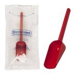 Sterile Sampling Scoop, 60ml, Red - Pack of 100