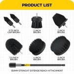 Holikme 8-Piece Power Scrubber Brush Set