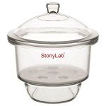 Stonylab Borosilicate Glass Desiccator with Porcelain Plate