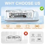 Portable Ultrasonic Jewelry & Eyeglass Cleaner 24oz