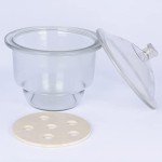Stonylab Borosilicate Glass Desiccator with Porcelain Plate