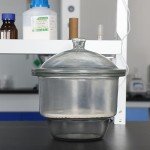 Stonylab Borosilicate Glass Desiccator with Porcelain Plate