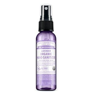 Organic Lavender Hand Sanitizer Spray - 2 oz