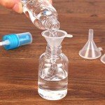 30PCS Mini Clear Plastic Funnels for Lab & Craft