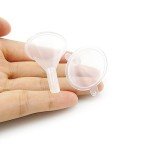 30PCS Mini Clear Plastic Funnels for Lab & Craft