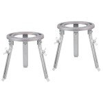 Adjustable Laboratory Tripod Lamp Holder Stand Set