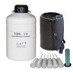 10L Liquid Nitrogen Tank with Canisters & Bag