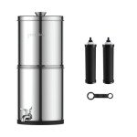 Glacier Fresh Stainless Steel Gravity Water Filter