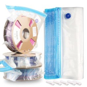 3D Filament Storage Bags Kit with 15 Bags