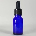 48-Pack 15ml Glass Dropper Bottles - Blue